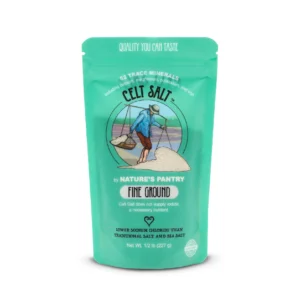 Celtic Sea Salt, Fine Ground - 1/2 lb (8 oz) Resealable Bag